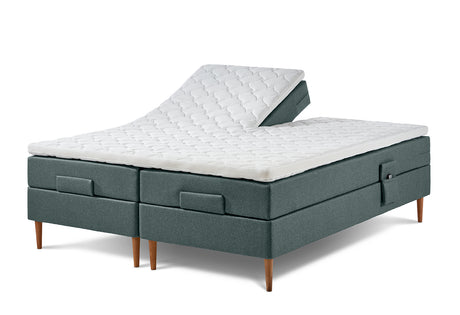 Jacobsen Plus Beds – Elevationssäng, Grön - 180 x 200 cm / Medium-medium - Jacobsen Plus