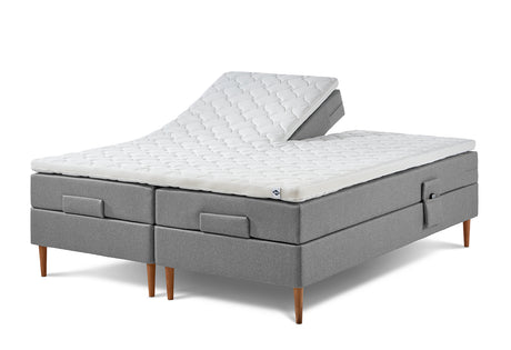 Jacobsen Plus Beds – Ställbar säng, Grå - 180 x 200 cm / Medium-medium - Jacobsen Plus