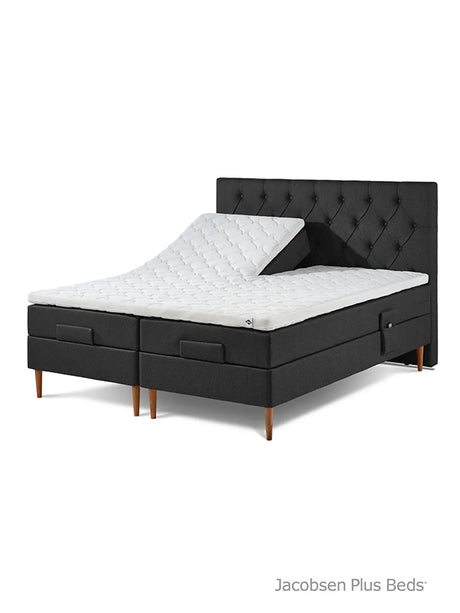 Jacobsen Plus Beds – Elevationssäng, Antracit - 180 x 200 cm / Medium-medium - Jacobsen Plus
