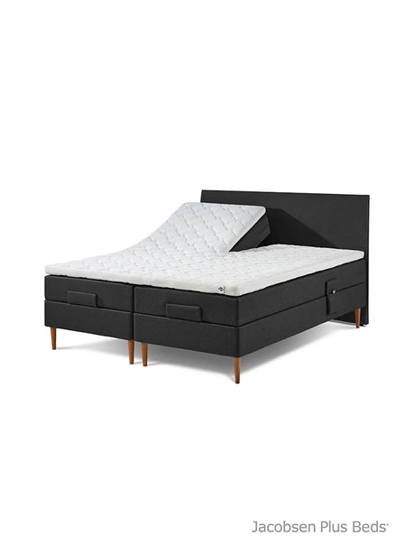 Jacobsen Plus Beds – Elevationssäng, Antracit - 180 x 200 cm / Medium-medium - Jacobsen Plus