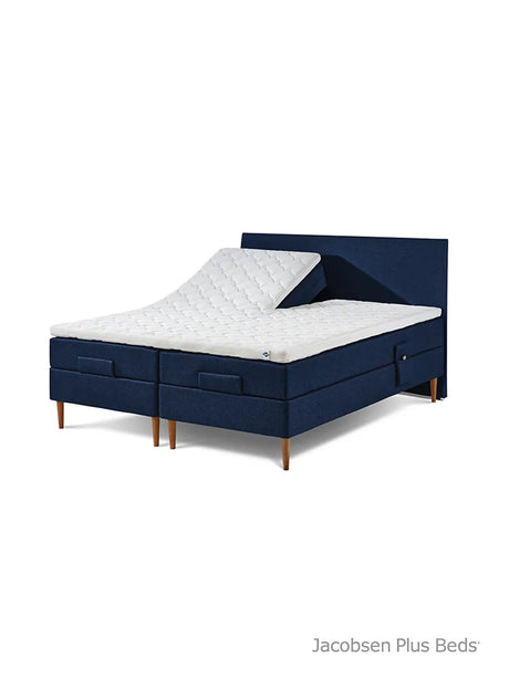 Jacobsen Plus Beds – Elevationssäng, Blå - 180 x 200 cm / Medium-medium - Jacobsen Plus