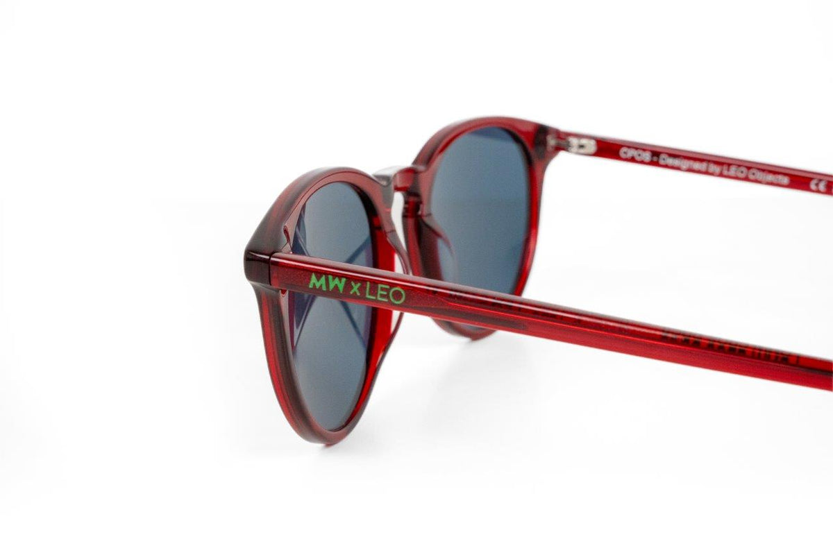 LEO x MW solglasögon New Depp, Limited Edition, röda från LEOObjects - 5 - Jacobsen Plus