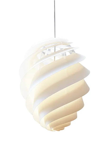Swirl 2, vit från Le Klint - Plast - Vit / Small (Ø: 18 cm, h: 23 cm) - Jacobsen Plus