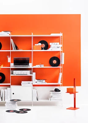 Bokhylla, Living room Q från String - Vit - vit - Jacobsen Plus