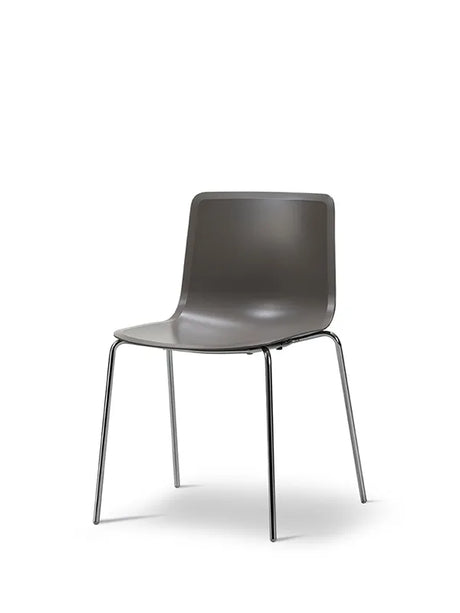 Pato Stol från Fredericia Furniture - Quartz grey / Krom - Jacobsen Plus