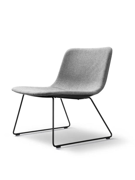 Pato Loungestol från Fredericia Furniture - Krom stel / Stofgruppe 0 - Jacobsen Plus