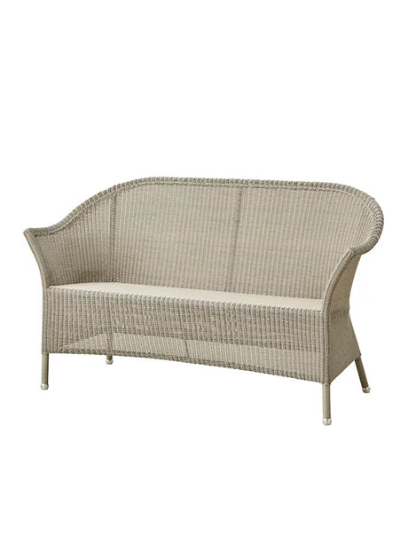 Lansing Soffa från Cane-line - Taupe / Ingen dyna - Jacobsen Plus