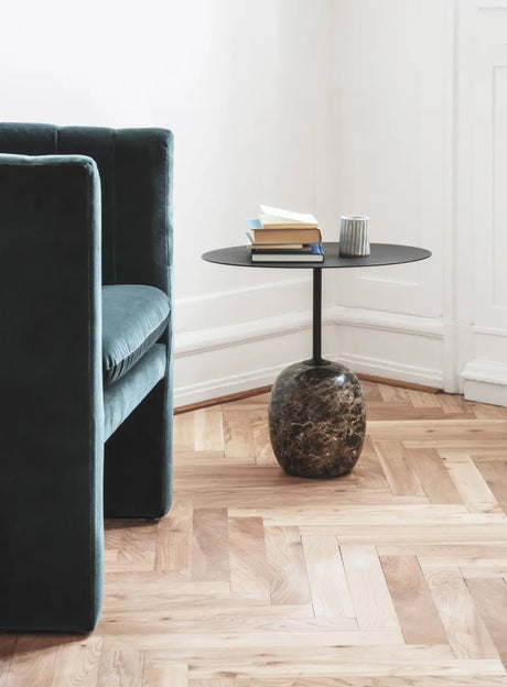 Lato bord LN9 från &Tradition - Warm black & Emparador marble - Jacobsen Plus