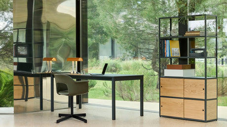 New Order bokhylla, kombination 503 från Hay - Charcoal - Jacobsen Plus
