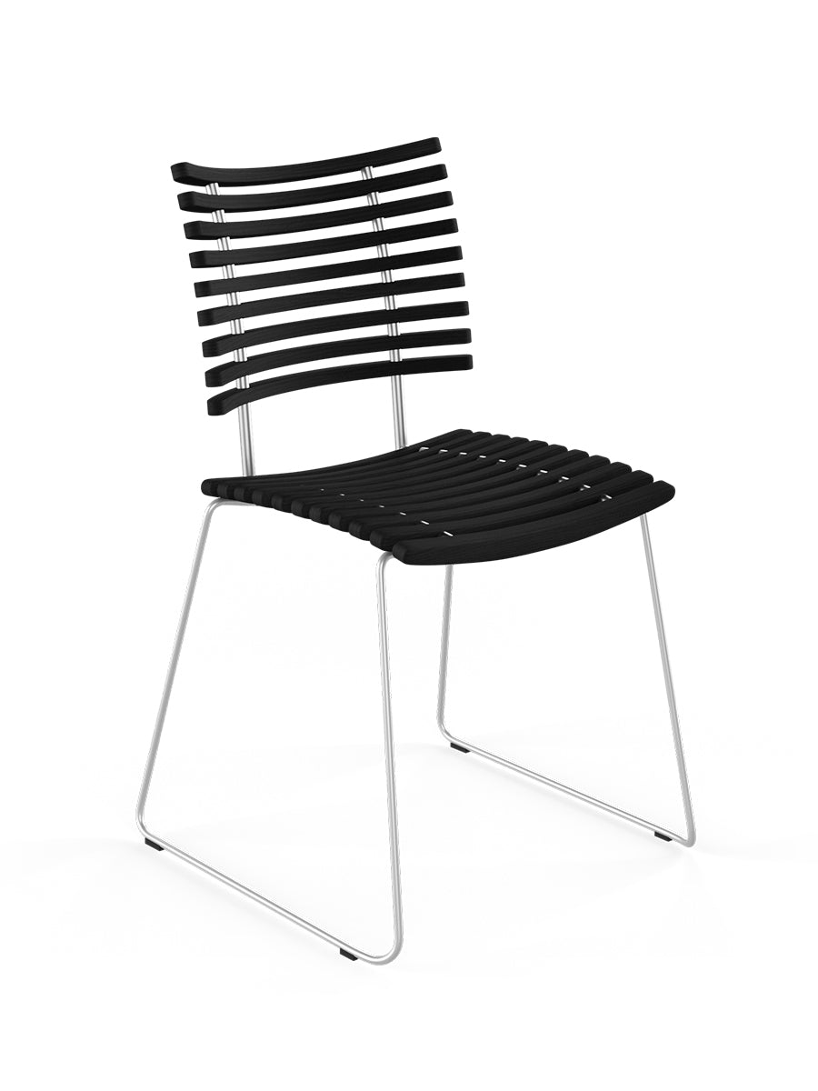 Leopard stol med rostfritt stålunderrede från Naver Collection - Ask sortbejdset - Jacobsen Plus