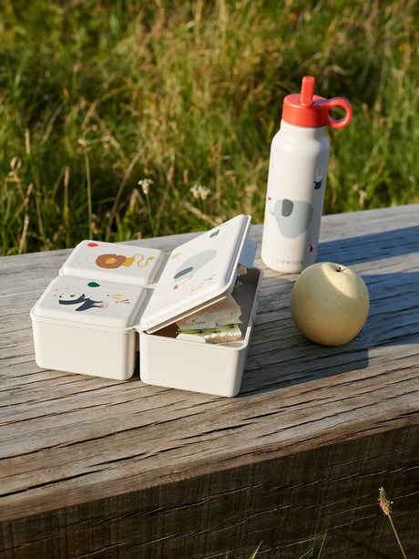 Falk Water Bottle 350 ml, circus/sandy från Liewood - 3 - Jacobsen Plus