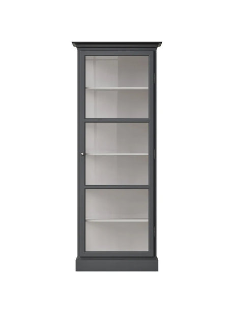Vitrinskåp Classic V1, antracit från Lindebjerg Design - Jacobsen Plus