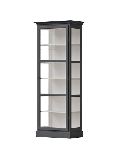 Vitrinskåp Classic V1, antracit från Lindebjerg Design - 3 - Jacobsen Plus