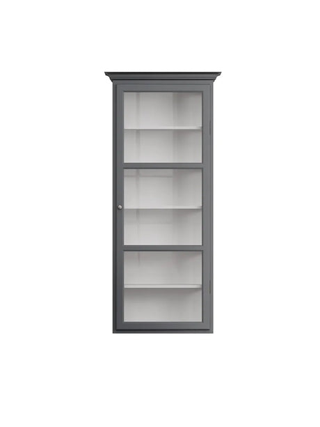 Vägghängt Vitrinskåp Classic V4, antracit från Lindebjerg Design - Jacobsen Plus