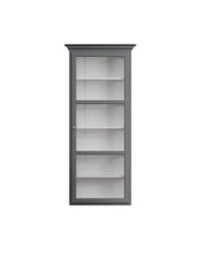 Vägghängt Vitrinskåp Classic V4, antracit från Lindebjerg Design
