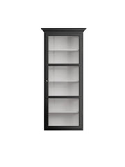 Väggmonterat Vitrinskåp Classic V4, svart från Lindebjerg Design