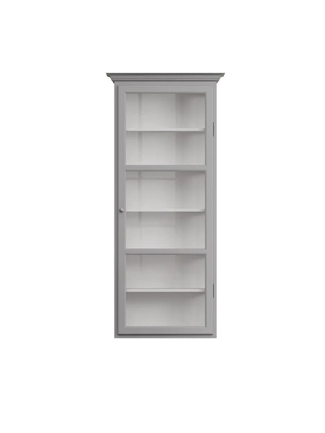 Väggmonterat Vitrinskåp Classic V4, ljusgrå från Lindebjerg Design - Jacobsen Plus