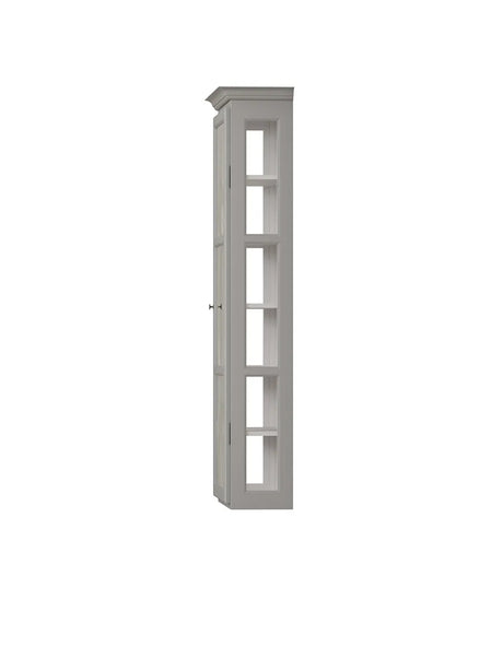 Väggmonterat Vitrinskåp Classic V4, ljusgrå från Lindebjerg Design - 4 - Jacobsen Plus
