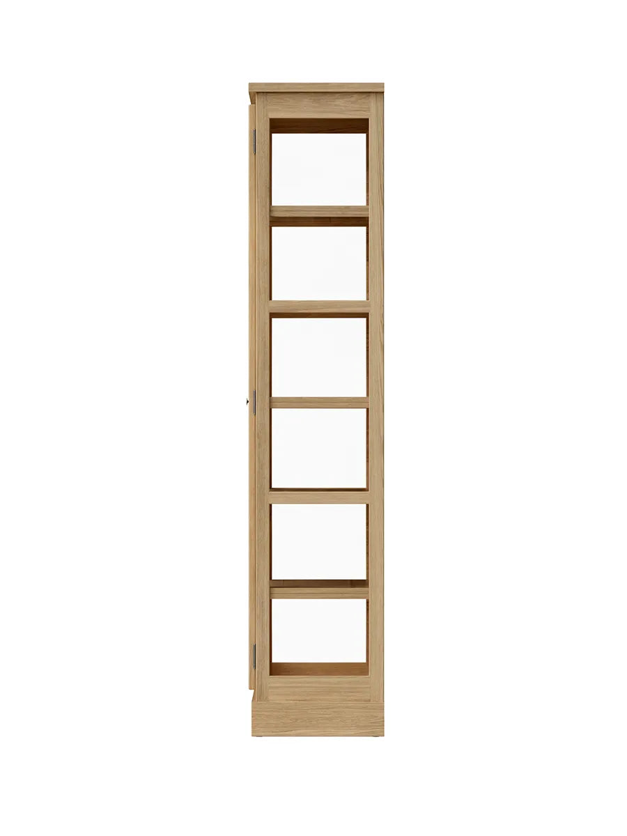 Vitrinskåp N1, ljus ek från Lindebjerg Design - 4 - Jacobsen Plus