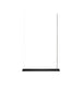 Linear Pendant Lamp 87,2 cm, svart från Muuto