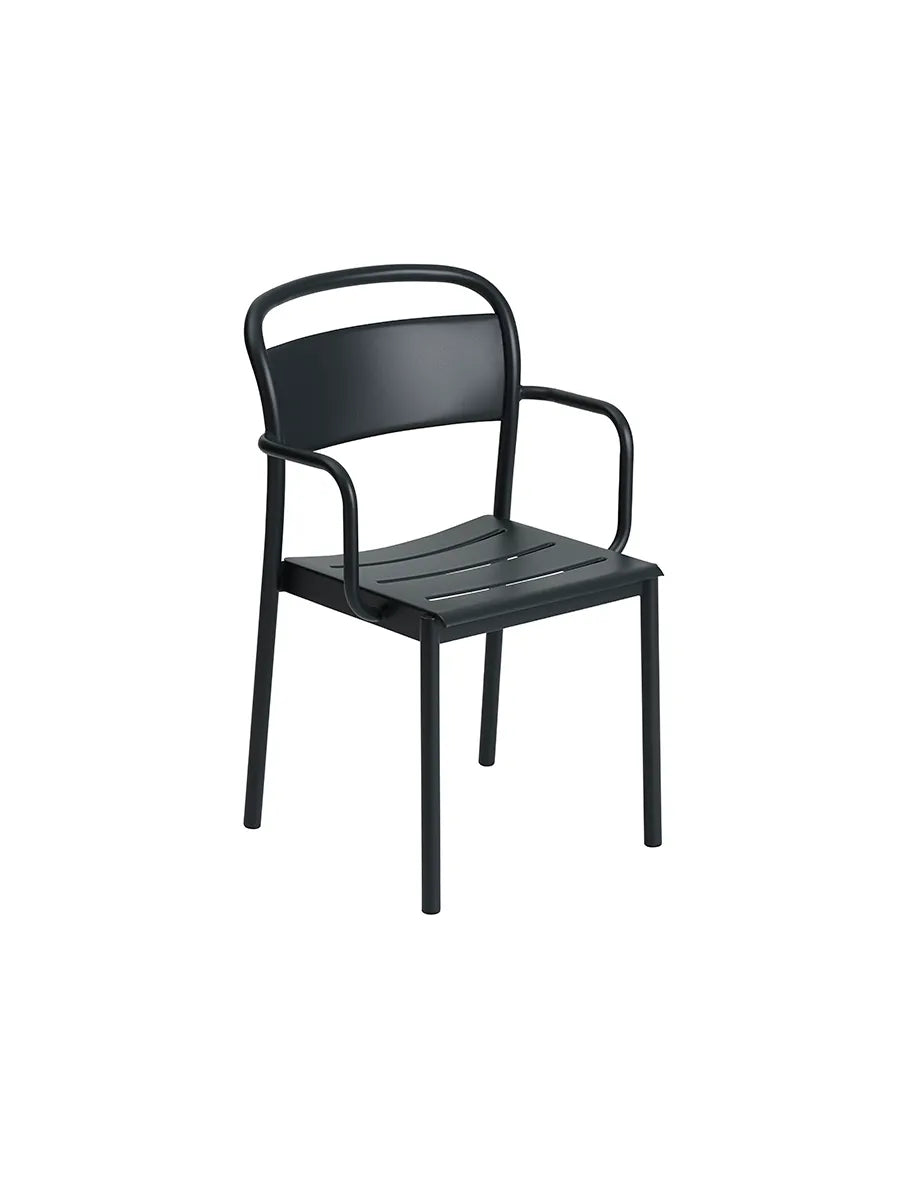 Linear Steel Fåtölj från Muuto - Anthracite black - Jacobsen Plus