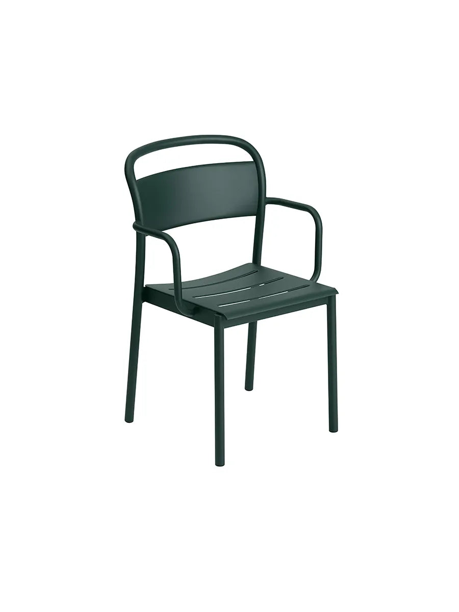 Linear Steel Fåtölj från Muuto - Dark green - Jacobsen Plus