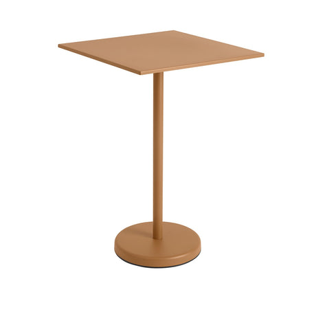 Linear Steel cafébord 70x70cm, H105 cm från Muuto - Svart - Jacobsen Plus