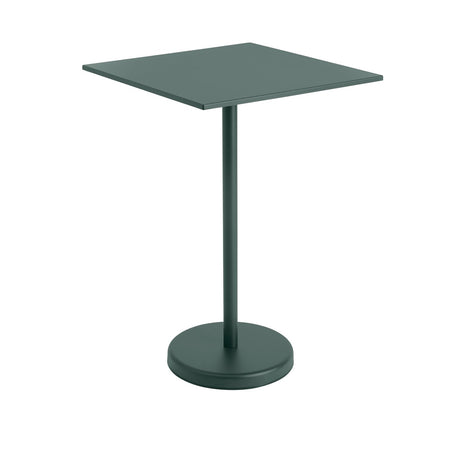 Linear Steel cafébord 70x70cm, H105 cm från Muuto - Svart - Jacobsen Plus
