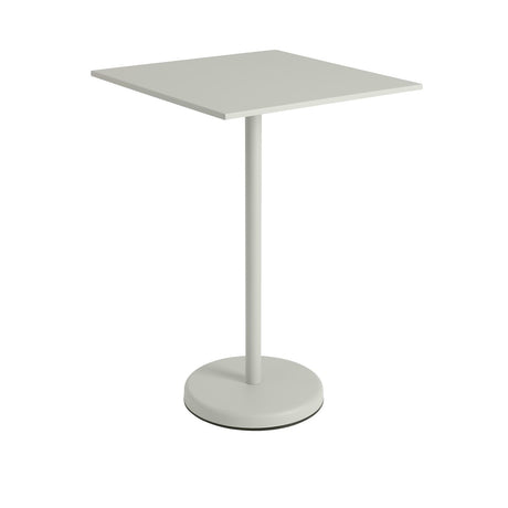 Linear Steel cafébord 70x70cm, H105 cm från Muuto - Svart - Jacobsen Plus