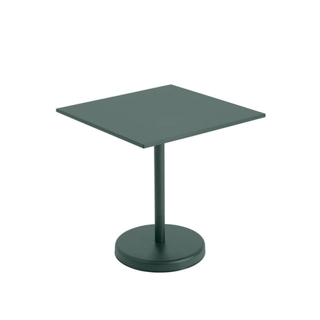 Linear Steel cafébord 70x70cm, H73 cm från Muuto - Svart - Jacobsen Plus