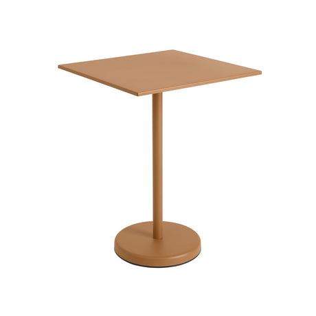 Linear Steel cafébord 70x70cm, H95 cm från Muuto - Svart - Jacobsen Plus