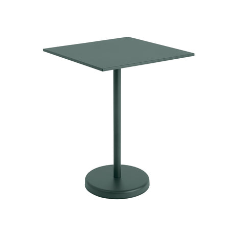 Linear Steel cafébord 70x70cm, H95 cm från Muuto - Svart - Jacobsen Plus