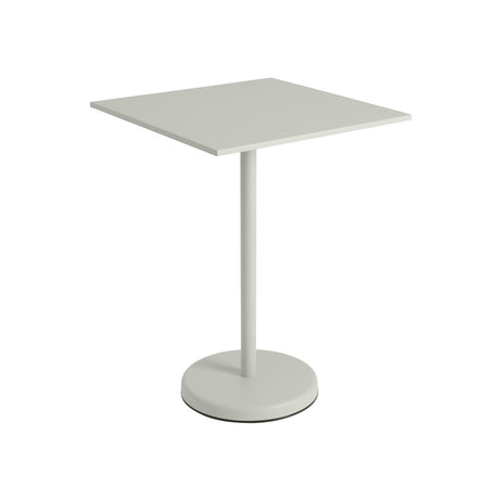 Linear Steel cafébord 70x70cm, H95 cm från Muuto - Svart - Jacobsen Plus