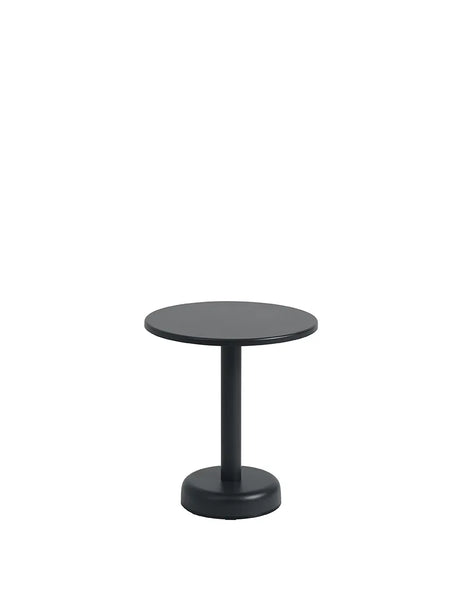 Linear Steel soffbord, Ø42 från Muuto - Anthracite black - Jacobsen Plus