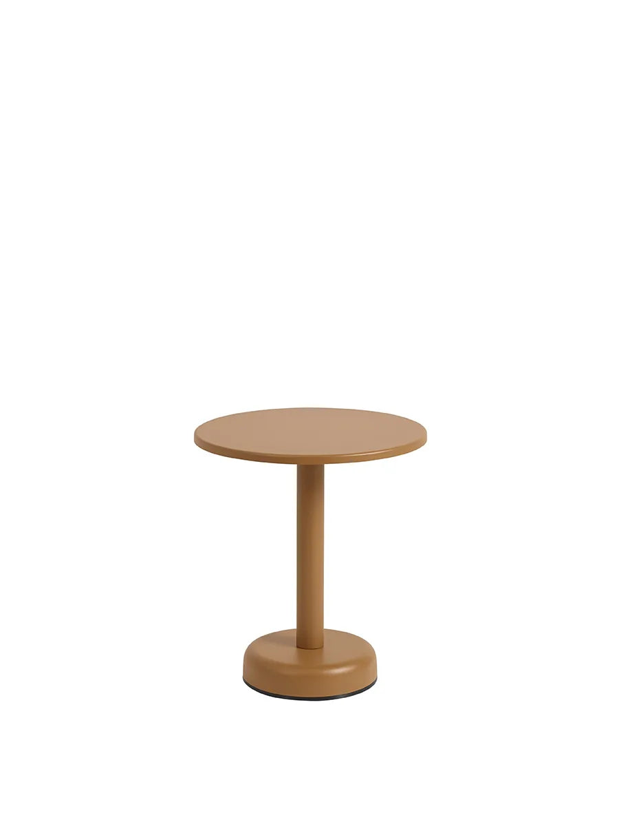 Linear Steel soffbord, Ø42 från Muuto - Burnt orange - Jacobsen Plus