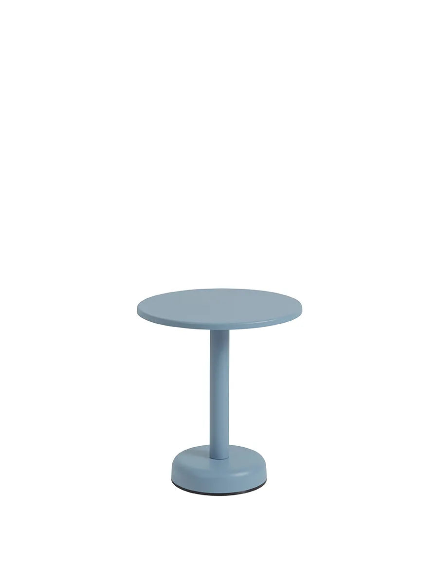 Linear Steel soffbord, Ø42 från Muuto - Ljusblå - Jacobsen Plus
