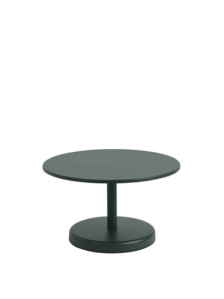 Linear Steel soffbord, Ø70 från Muuto - Anthracite black - Jacobsen Plus