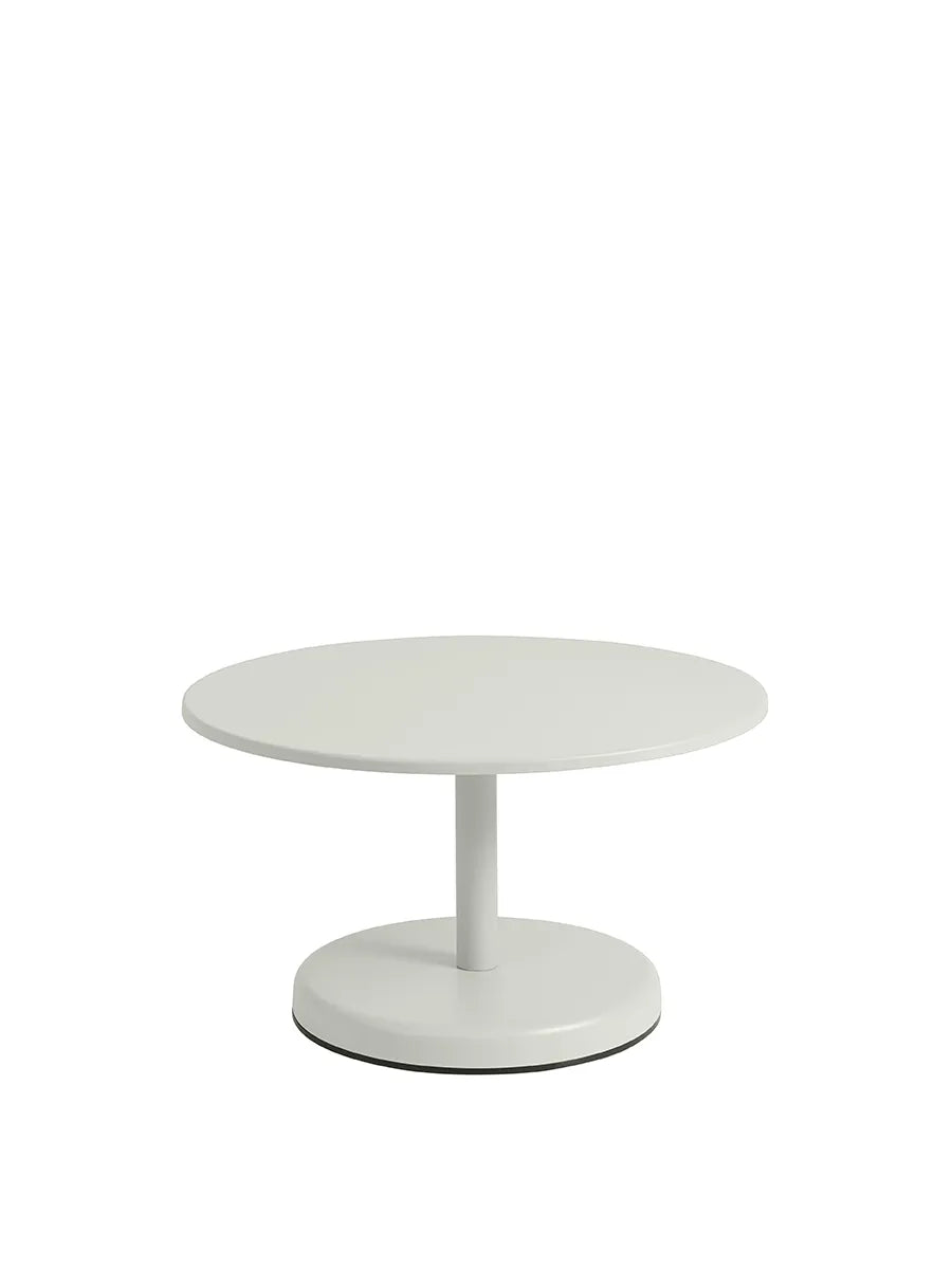Linear Steel soffbord, Ø70 från Muuto - Grey - Jacobsen Plus