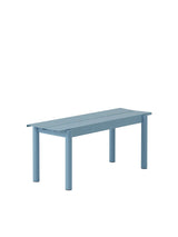 Linear Steel Bänk, 110 cm från Muuto - Ljusblå - Jacobsen Plus
