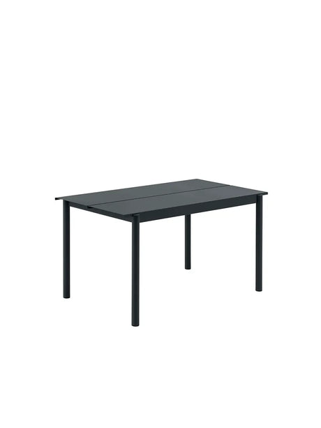 Linear Steel Bord, 140x75 cm från Muuto - Anthracite black - Jacobsen Plus