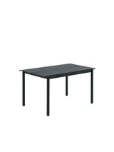 Linear Steel Bord, 140x75 cm från Muuto - Anthracite black - Jacobsen Plus