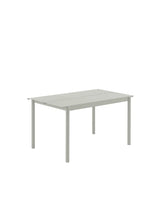 Linear Steel Bord, 140x75 cm från Muuto - Grey - Jacobsen Plus