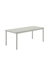 Linear Steel Bord, 220x90 cm från Muuto - Grey - Jacobsen Plus