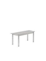 Linear Steel Bänk, 110 cm från Muuto - Warm Galvanized Steel - Jacobsen Plus