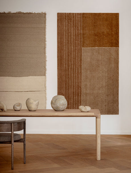 Drift Line Matta, Terrakotta från Linie Design - 140 x 200 cm. - Jacobsen Plus