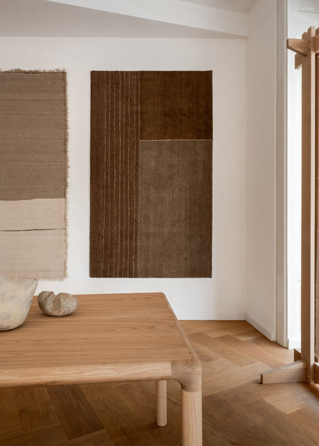 Drift Line Matta, Terrakotta från Linie Design - 140 x 200 cm. - Jacobsen Plus