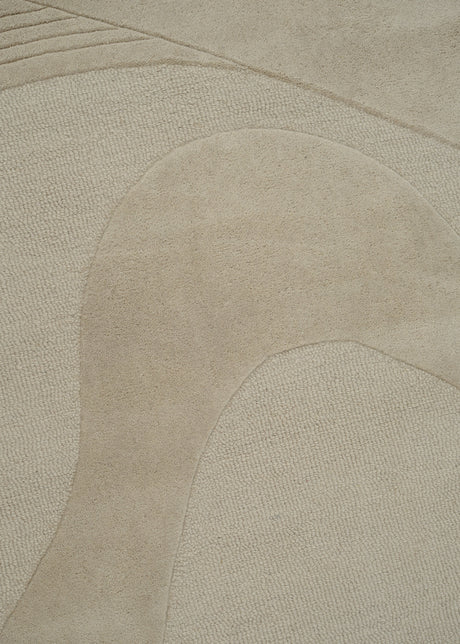 Kindle Poetry Matta, Cream från Linie Design - 250 x 300 cm. - Jacobsen Plus