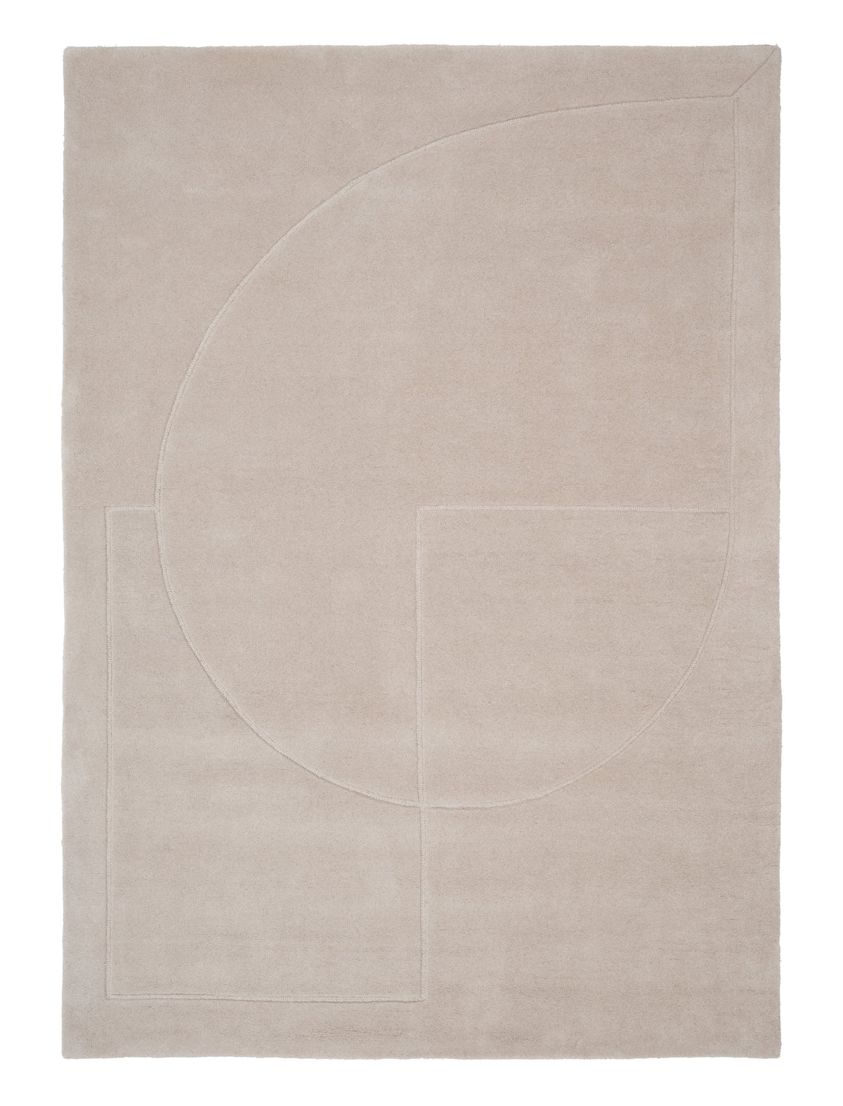Lineal Poem Matta, Beige från Linie Design - 140 x 200 cm - Jacobsen Plus