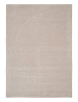 Lineal Poem Matta, Beige från Linie Design - 140 x 200 cm - Jacobsen Plus
