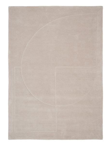 Lineal Poem Matta, Beige från Linie Design - 140 x 200 cm - Jacobsen Plus